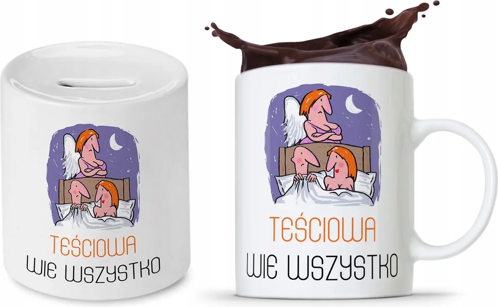 Anyós Szett Bögre Persely fényképes nyomtatással