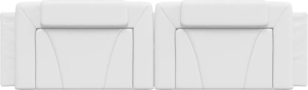 fehér műbőr fejtámla párna Viana 183 cm