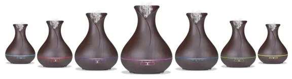 LED RGB légnedvesítő és ionizátor 400 ml