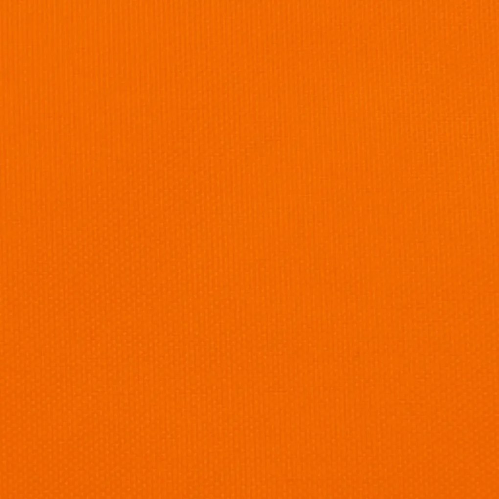 narancssárga téglalap alakú oxford-szövet napvitorla 6 x 8 m