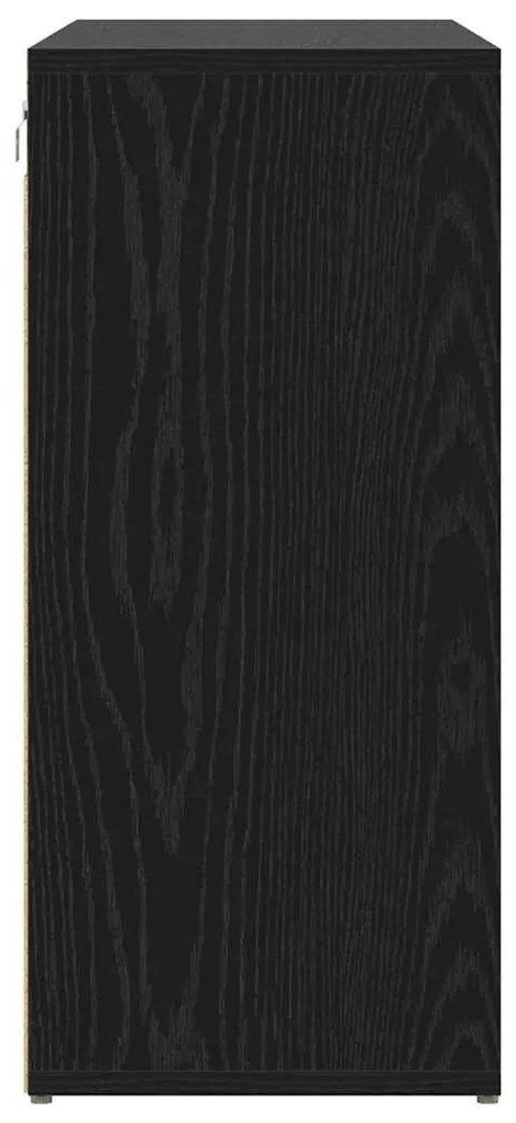 Cipősszekrény polcokkal Musta tammi 103 x 30 x 67 cm Faanyag