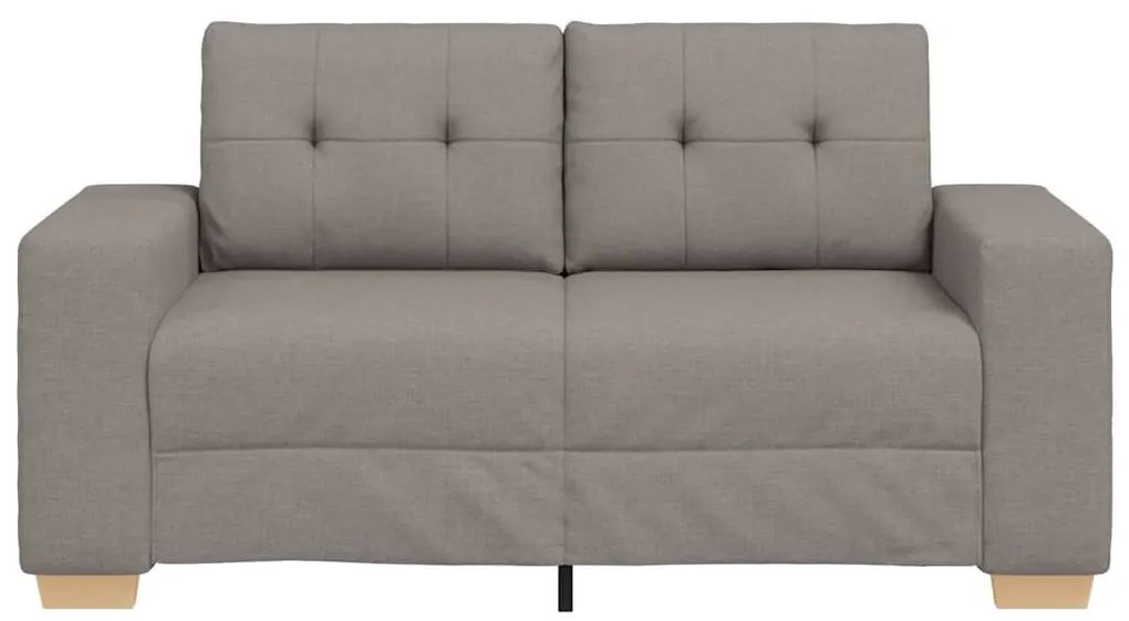 tópszínű szövet loveseat kanapé 120 cm