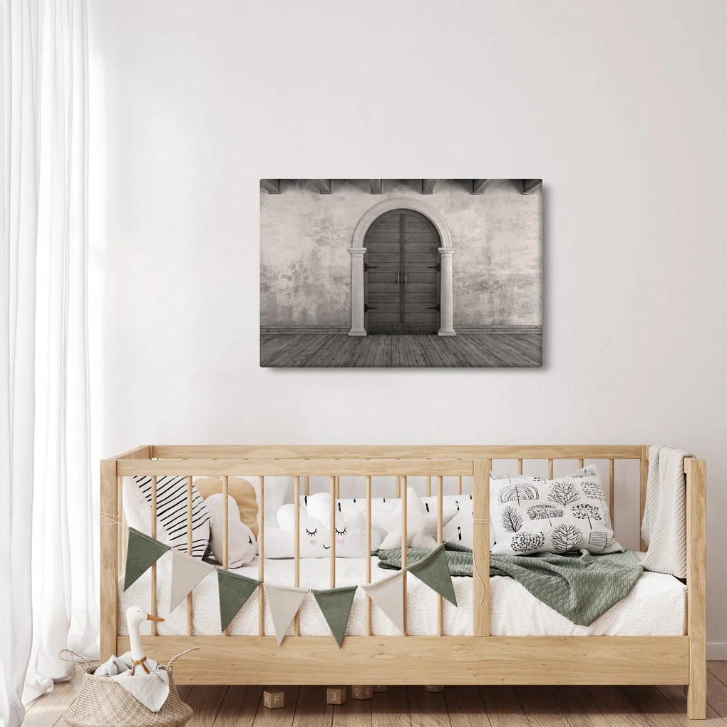 Kép - Titokzatos ajtó (90x60 cm)