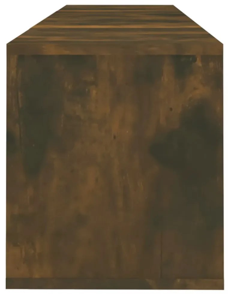 füstös tölgy színű szerelt fa TV-szekrény 120x30x40,5 cm