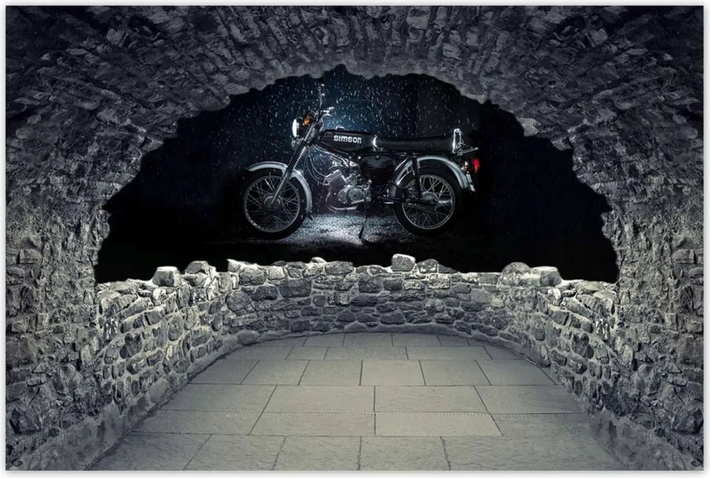 Poszter 60x40 Simson S51 Négysebességes Simson négyszögletes