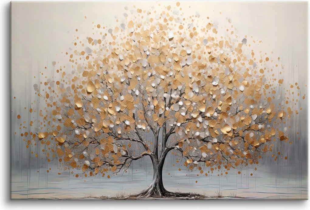 Vászonképek a nappaliba Hálószoba fali dekoráció 3D fa 80x120