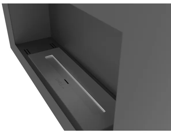 InFire - Fali BIO kandalló 44x91 cm 3kW fekete