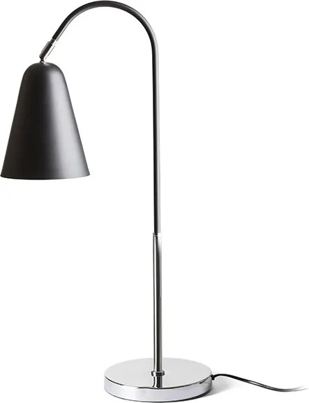 RENDL GARBO asztali lámpa fekete króm 230V LED E27 15W