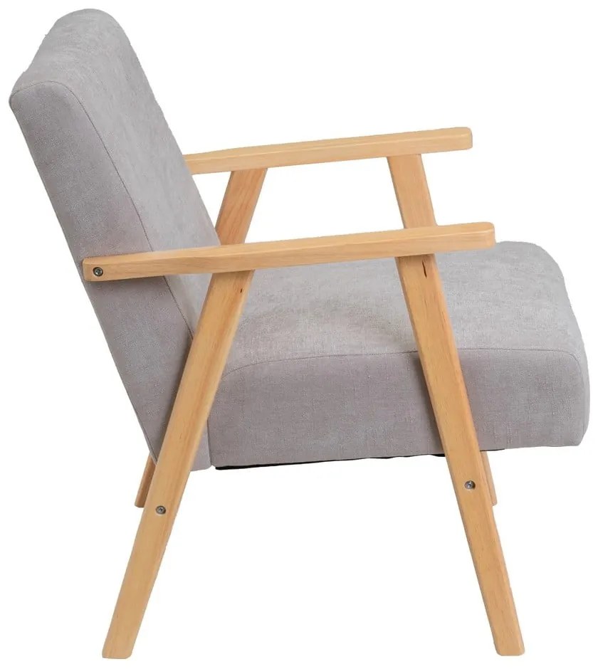 Szürke zsenília fotel Vintage – Casa Selección