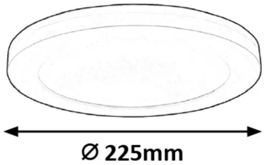 Rabalux 1489 - LED Mennyezeti lámpa SONNET LED/18W/230V 23cm