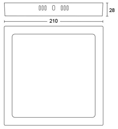 Philips - LED Mennyezeti lámpa MAGNEOS LED/12W/230V 2700K fekete
