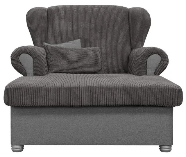 Szürkésbarna kordbársony heverő Lord – Ropez