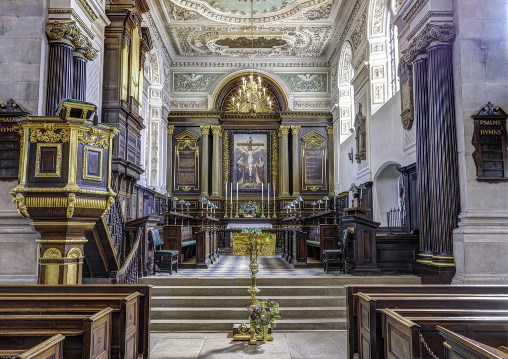 Poszter 59,4x42cm Mindenszentek templom, Assaf Frank