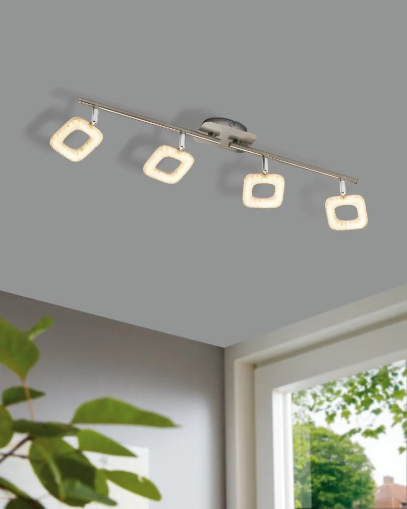 Eglo Litago Crystal 97004 spotlámpa, 4x4W LED, 1400 lm