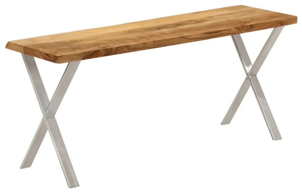 tömör akácfa pad természetes éllel 105 cm