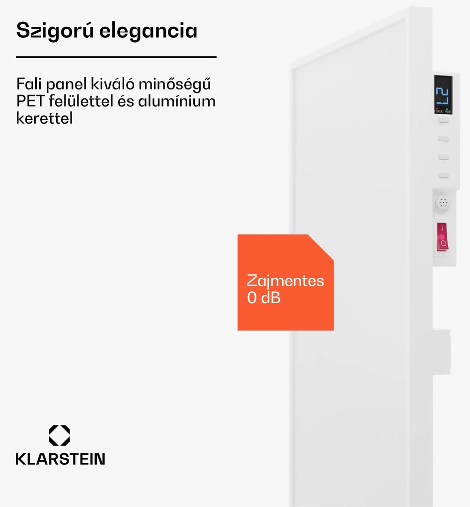 Klarstein Wonderwall Air Smart 320, infravörös hősugárzó, 30 x 100 cm, 320 W, alkalmazás