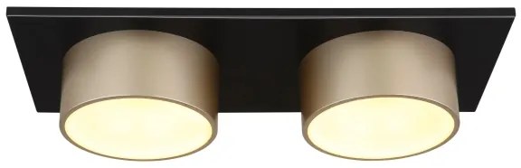 Globo 56964-2 - LED mennyezeti lámpa RAYMOND LED/24W/230V 3000K 46x20 cm sárgaréz