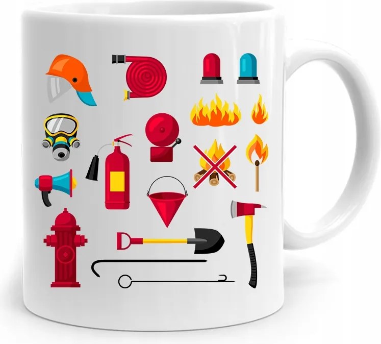 Bögre Ajándék Tűzoltónak Az Én Tűzoltó Arzenálom fényképes nyomtatással