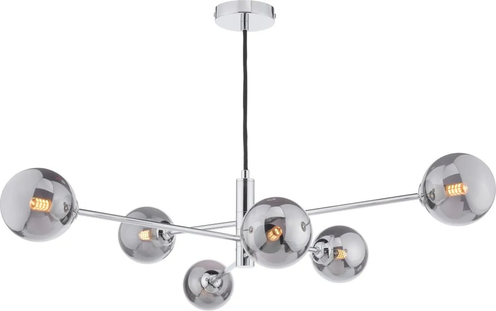 Dar Lighting modern függeszték vignette csiszolt króm darvig0650-01