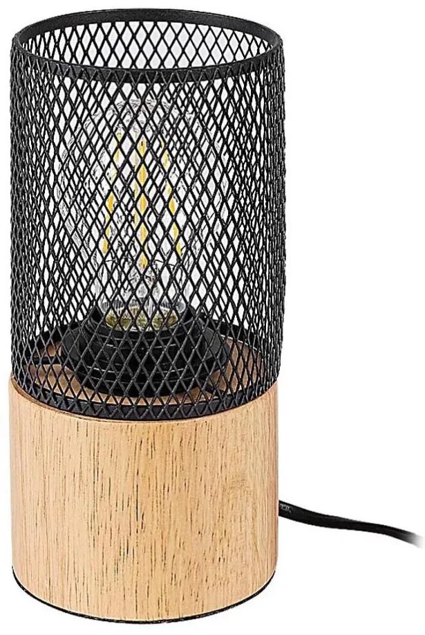 Rabalux 74040 - CALLUM asztali lámpa 1xE27/25W/230V bükk