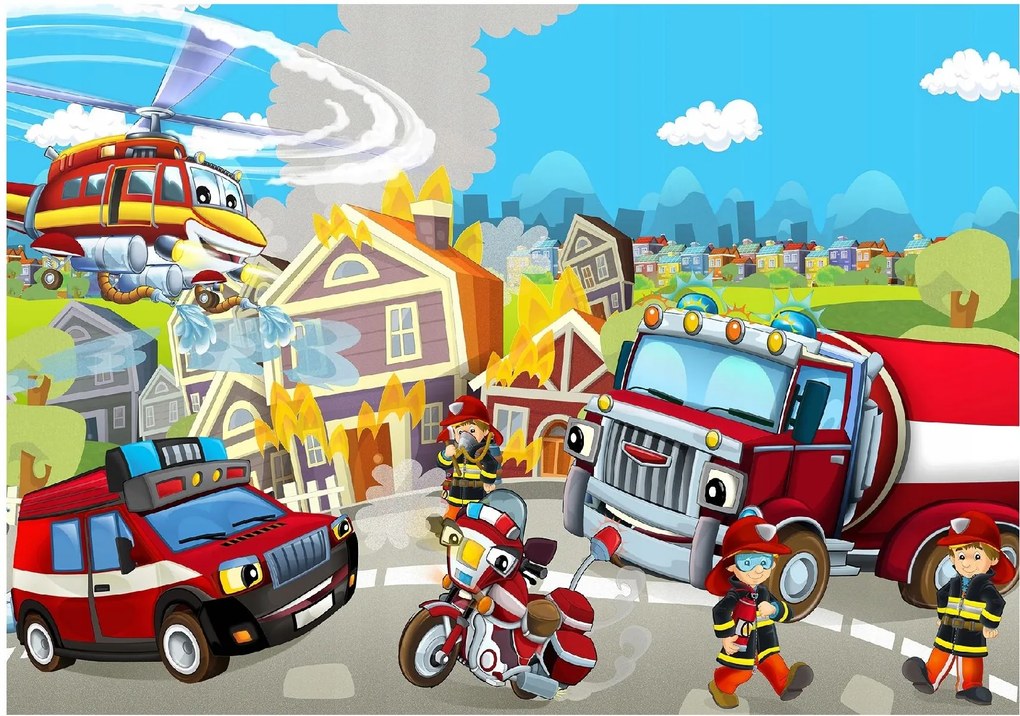 Fotótapéta Autó őrség fiú autó 312x219