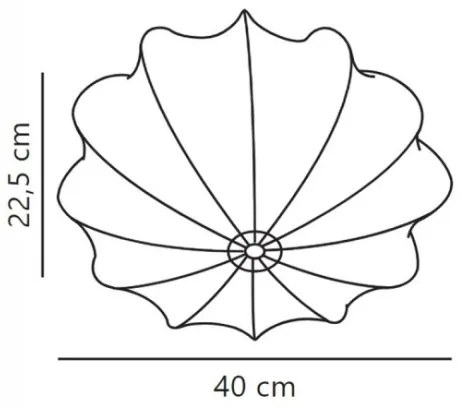 Nordlux - Mennyezeti lámpa AERON 1xE27/40W/230V átm. 40 cm