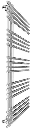 Létras fűtött törölközőtartó INOX 368W/230V 109x53 cm rozsdamentes/fényezett króm