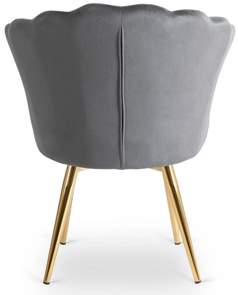 Szürke Bársony Étkezőszék VIOLA