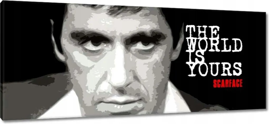 100x40 cm-es képek A világ a tiéd Pacino