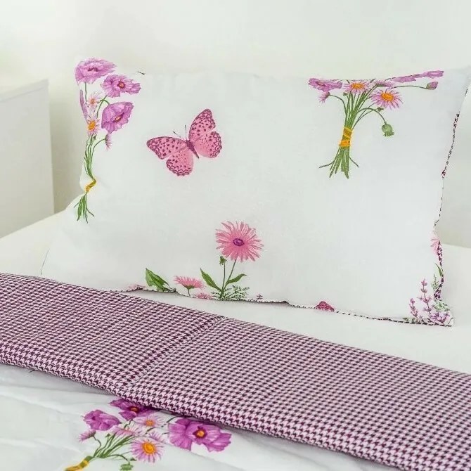 Stanex CLASSIC nyári szett Tavasz lila, 140 x 200 cm, 40 x 60 cm