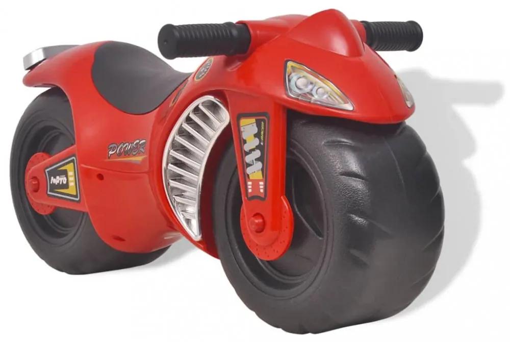 Ride-on műanyag motorkerékpár piros