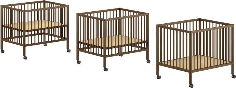 Barna bükkfa járóka 95x75 cm Dino – Vipack