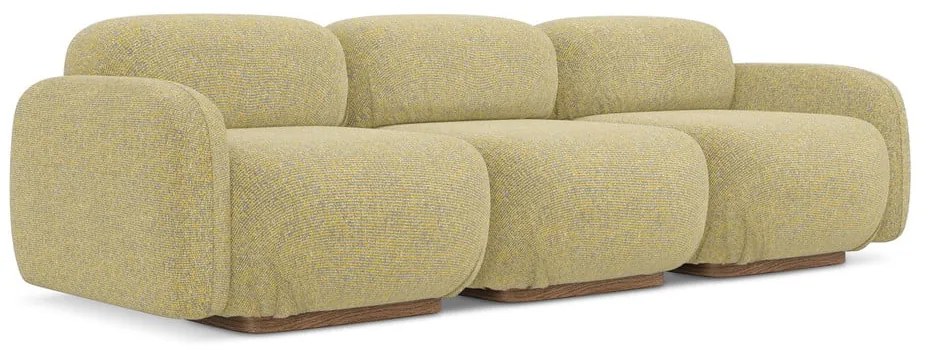 Sárga moduláris kanapé 270 cm Ailani – Makamii