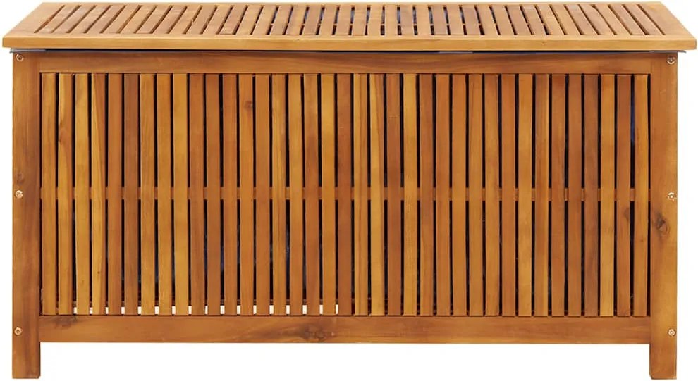 Tömör Akácfa Kerti Tárolóláda 113 X 50 X 58 Cm