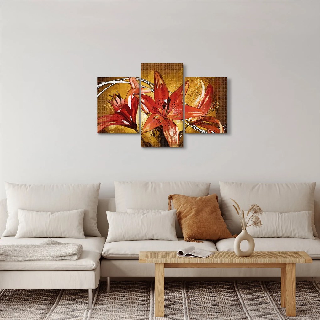 Kép a liliomvirágokról (90x60 cm)
