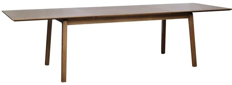 Bővíthető étkezőasztal tölgyfa dekoros asztallappal 95x190 cm Baro – Unique Furniture