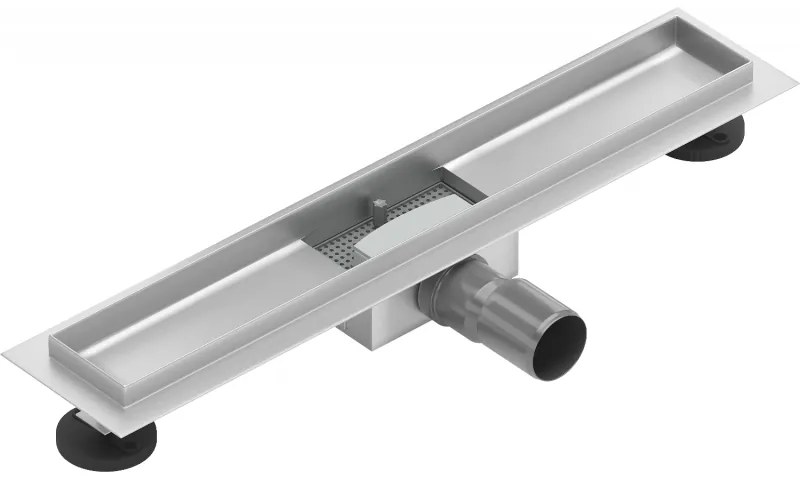 Mexen Flat zuhanyfolyóka váza 60 cm, Króm - 1015060