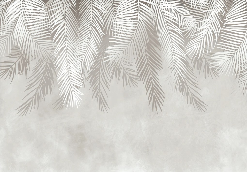 Fotótapéta Méretre Lógó levelek Pálma tollak