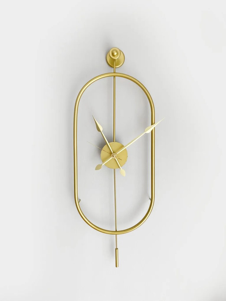 Mclock-00105 arany fém falióra, 28 x 80 cm