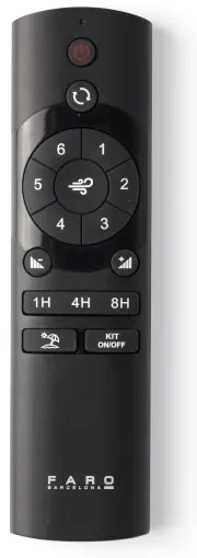 FARO 33828-1TW-LED Dimmelhető ventilátor PUNT TUB M LED/18W/230V 3000/4200/6500K + távirányító