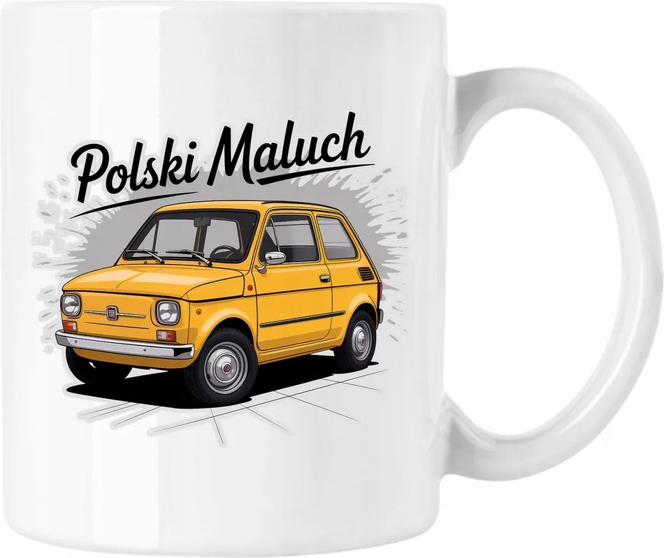 Bögre lengyel kicsi retro 3 fehér 330ml