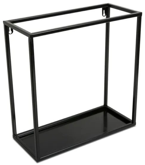 Fali polc 35x35 cm fekete