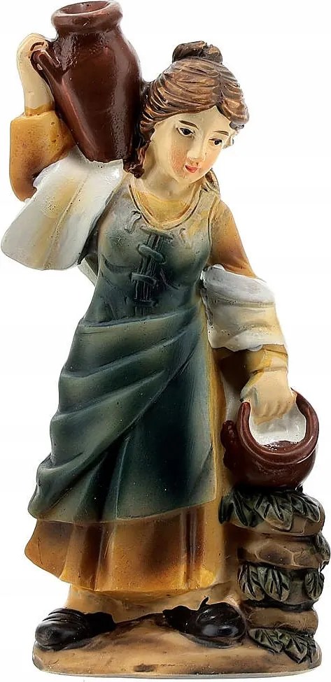 Betlehem figura "Nő víz kancsókkal"- 9cm magas figurákhoz