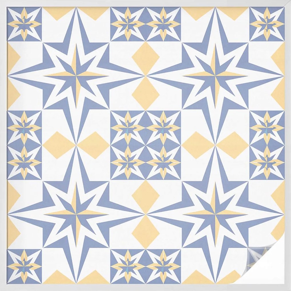 Szélvédőfólia Ablakvédő Adatvédelem Csillag mintás 100x100 cm