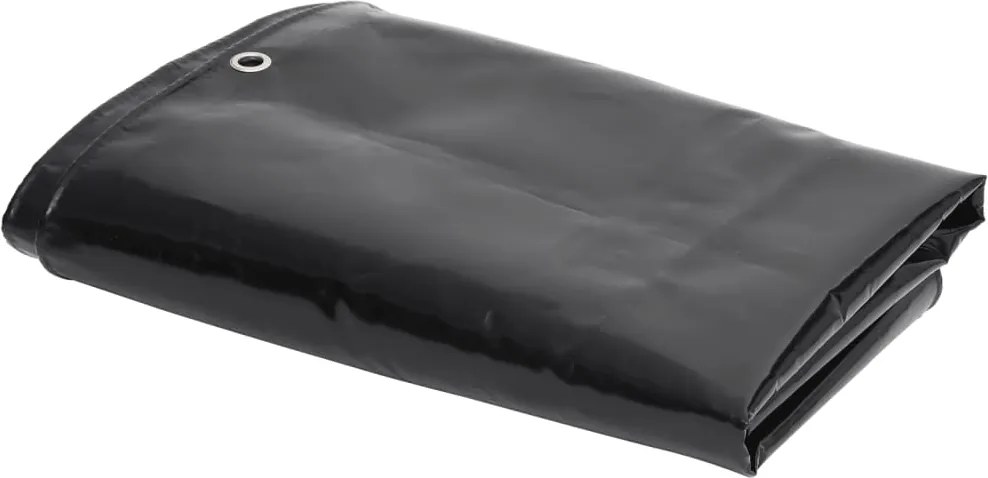 vidaXL fekete takaróponyva 650 g/m² 3 x 5 m