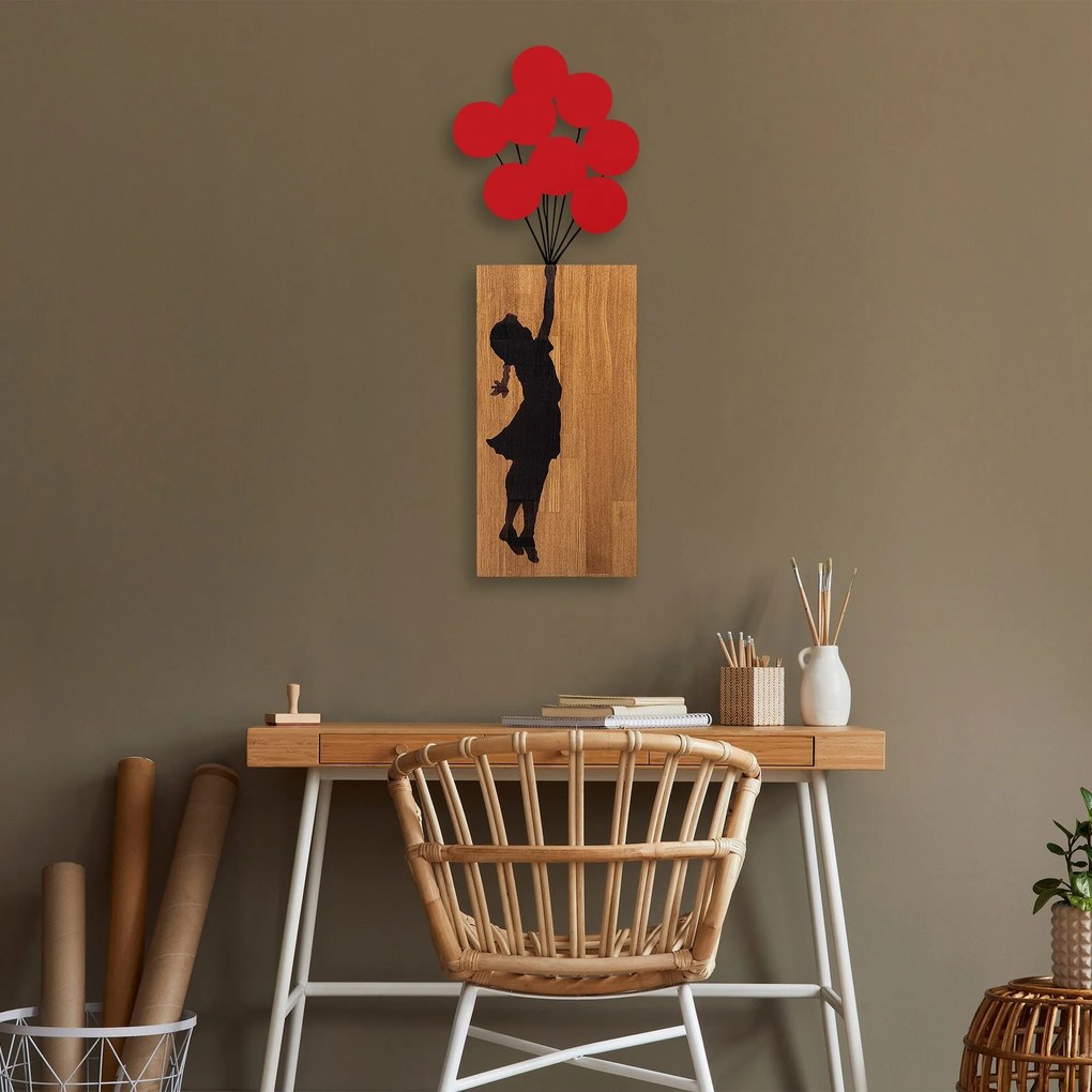 Fa fali dekoráció, banksy - 17