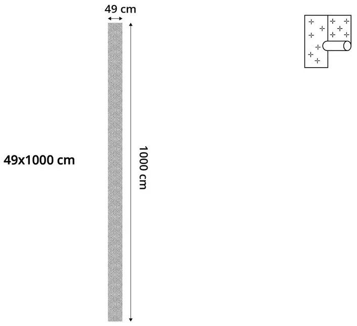 Öntapadó tapéta grafikus rét virágok kék design