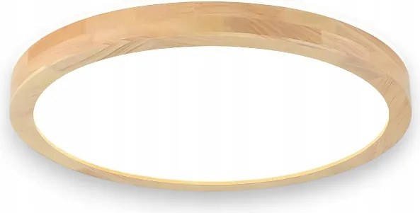 WayLuoung Led mennyezeti lámpa Ø60cm 48W 3000-6000K fényerőszabályozható fa távirányító