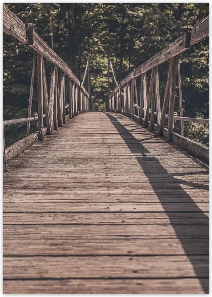 Poszterek A4 Pion Fa híd