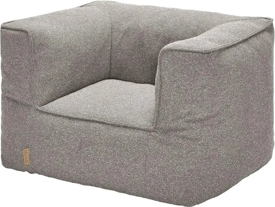 Szürkésbarna párnázott kerti fotel Grow – Blomus